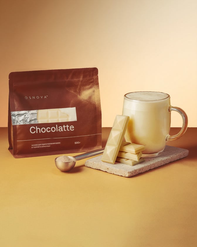 İsti içkilər üçün əsas Osnova Tech White Chocolatte, 500 q