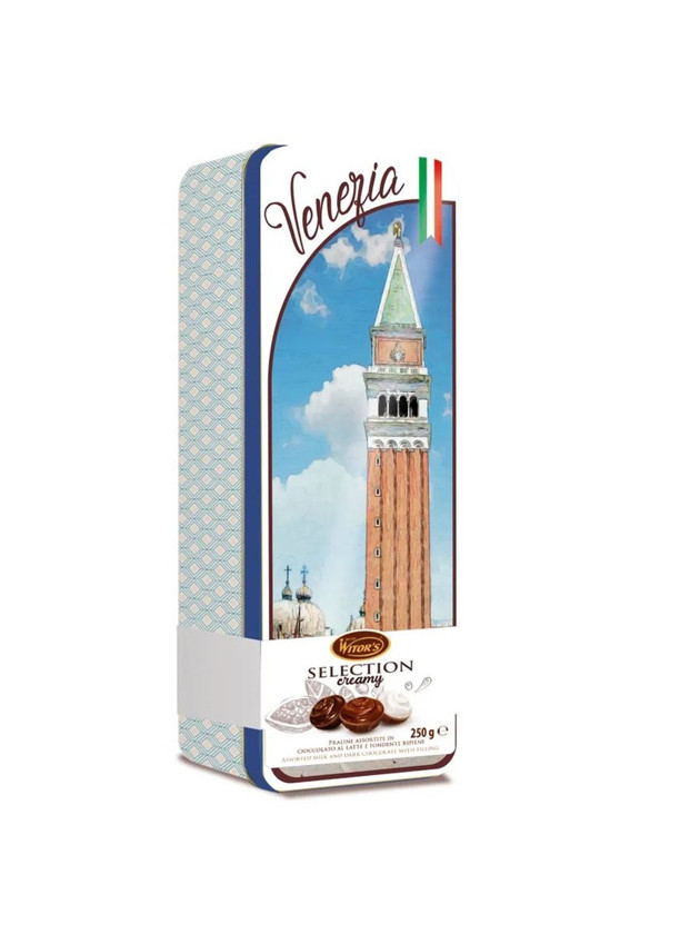 Dəmir qutuda şokoladlar Witor's Selection Creamy Venezia, 210 q
