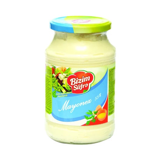 Mayonez Bizim Süfrə 55% 890 ml