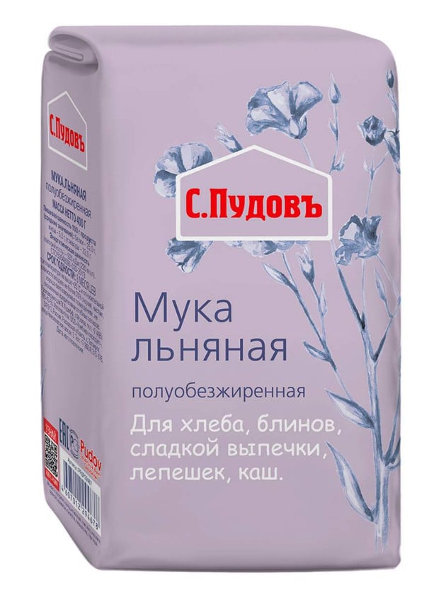 Qlütensiz kətan unu С.Пудов, 400 q