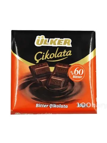 Ülkər tünd şokolad plitkası 60q