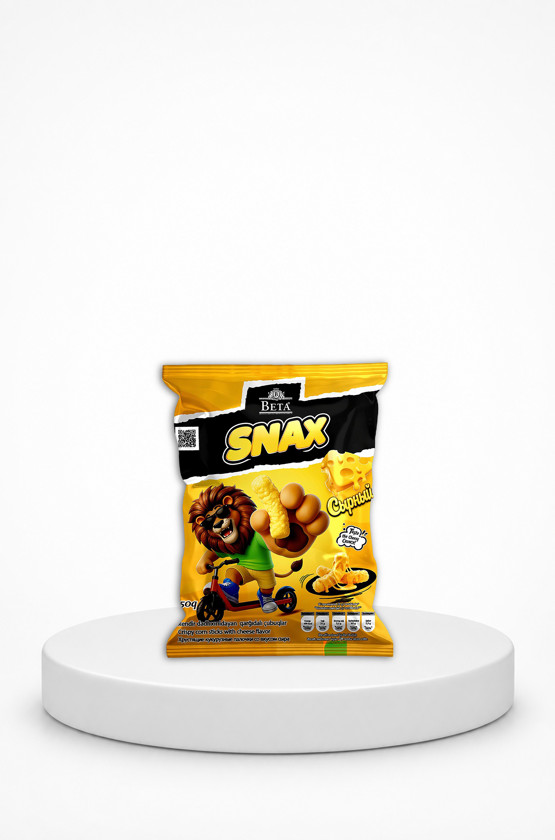 Qarğıdalı cipsi Snax, pendir, xırçıldayan, 20 q