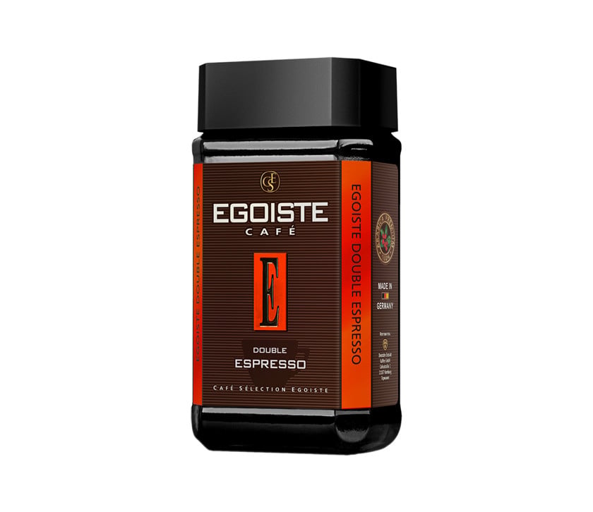 Həll olunan qəhvə Egoiste Double Espresso, 100 q