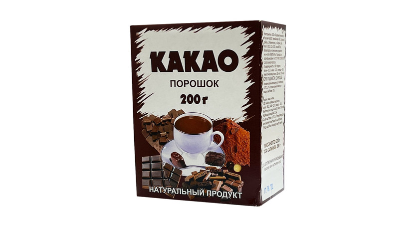 Натуральный Какао-порошок Отличная Кухня 200 гр