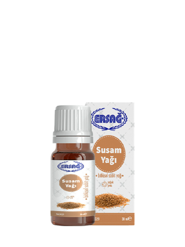 Susam yağı Ersağ, rafinə edilmiş, orqanik, 30 ml