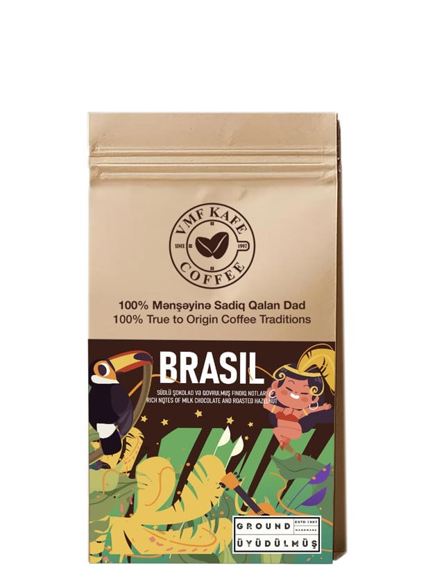 VMF Kafe Brasil Premium, qəhvə üyüdülmüş, 500 q