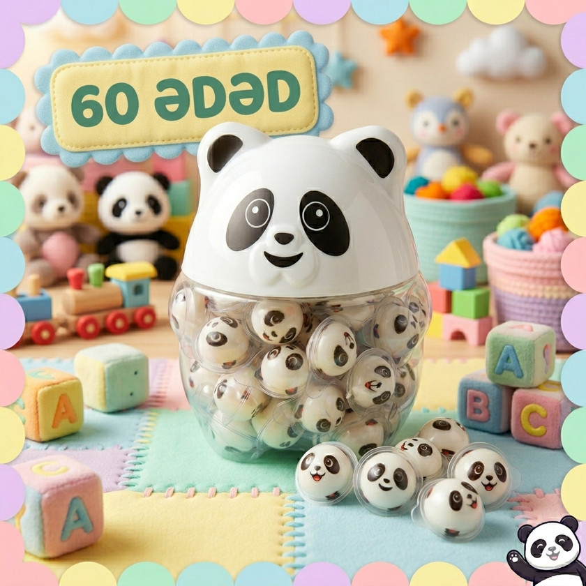 Jelebon Akbulak Mini Panda Gummy 2 q / 60 əd