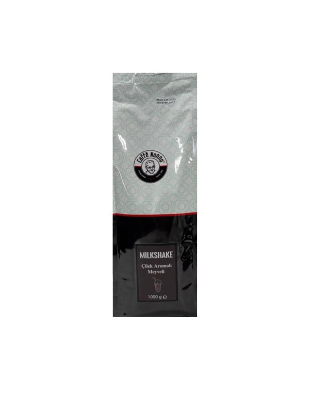 Siroplar və qatqılar Caffe Nonno Milkshake Çiyələk dadında, 1000 q - CN-MS1002