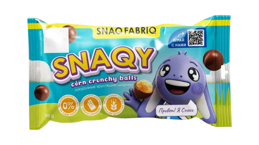 Draje Snaq Fabriq SNAQY Şokoladlı, az kalorili, şəkərsiz, 30 q