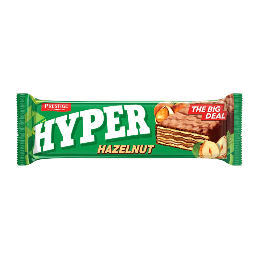 Шоколадный батончик Prestige Hyper Hazelnut, 50 q
