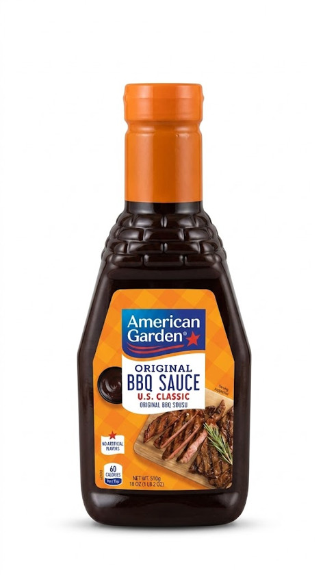 Barbekü sousu American Garden, 510 q