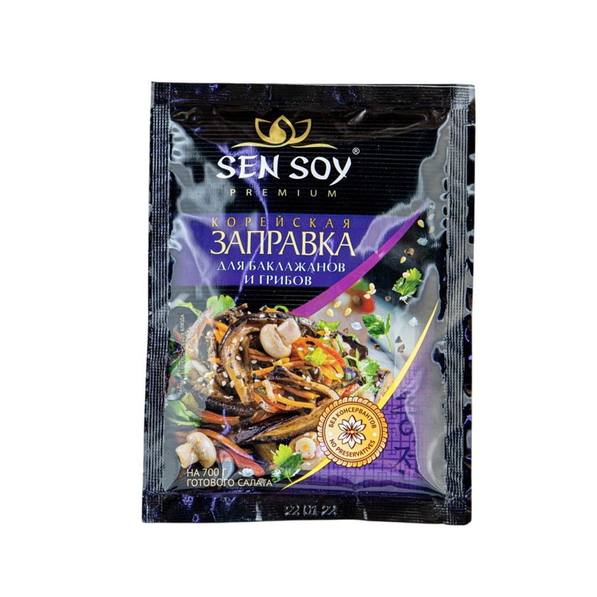 Salat üçün sarğı Sen Soy, badımcan və göbələk üçün, 80 q