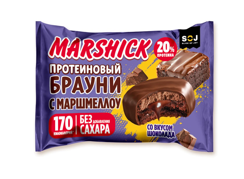 Keks SOJ Marshick, kokoslu, brauni, 53 q
