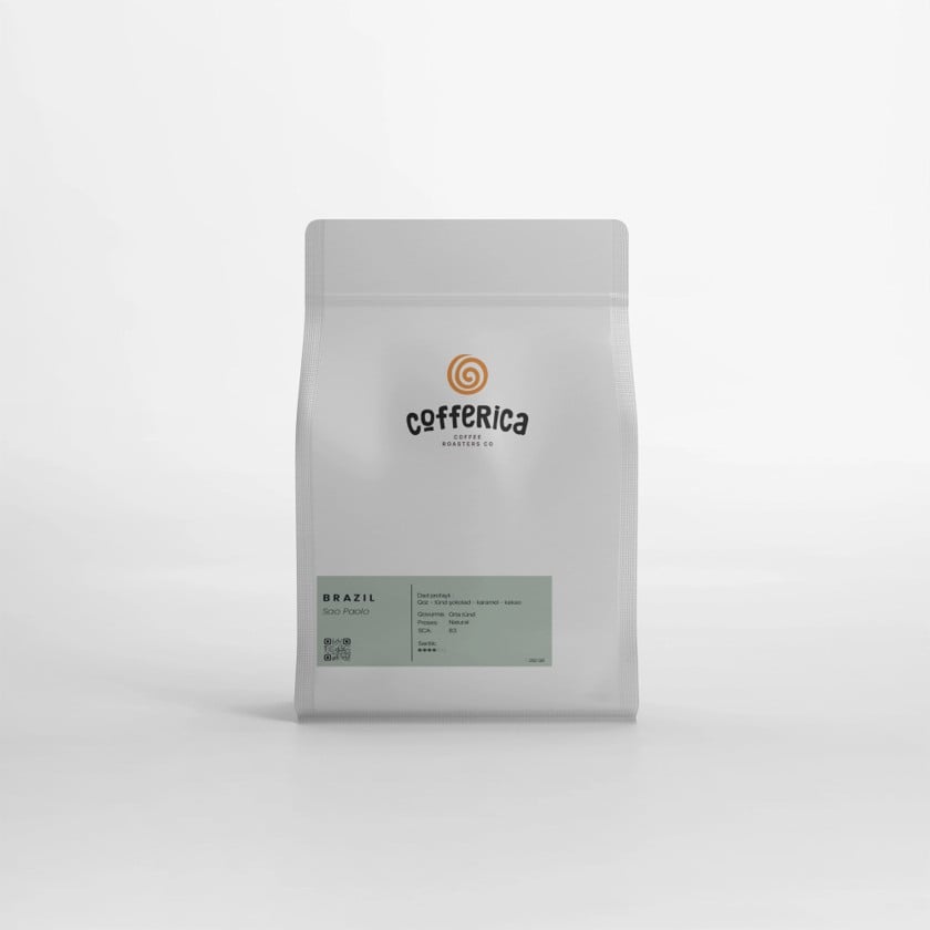 Qəhvə dənələri Cofferica Brazil Sao Paolo, 250 q
