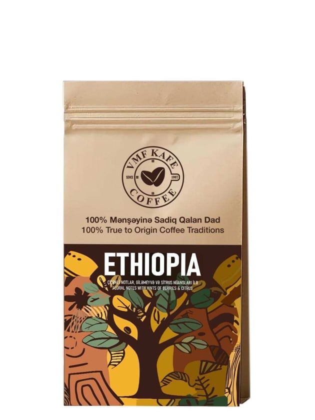 VMF Kafe Ethiopia Premium, qəhvə dənə, 500 q
