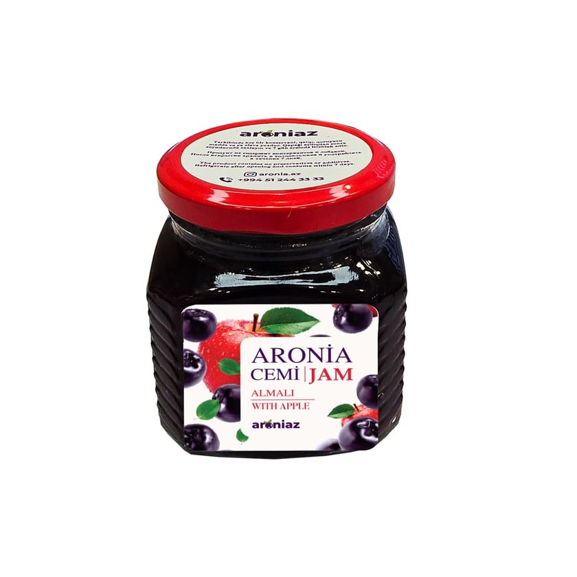 Cem Aroniaz, aroniya almalı, darçınlı, şəkər tozu ilə, 250 q
