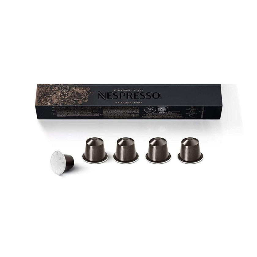 Kapsullarda qəhvə Nespresso Original Ispirazione Italiana Roma Coffee Capsules, 60 q, 10 əd