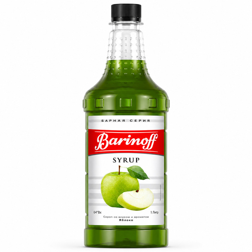 Sirop Barinoff, Alma, şüşə butulka, 1000 ml