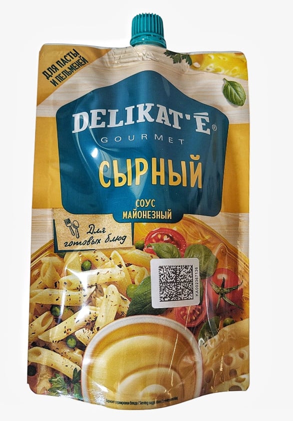 Pendirli mayonez sousu Delikate Gourmet, 210 q