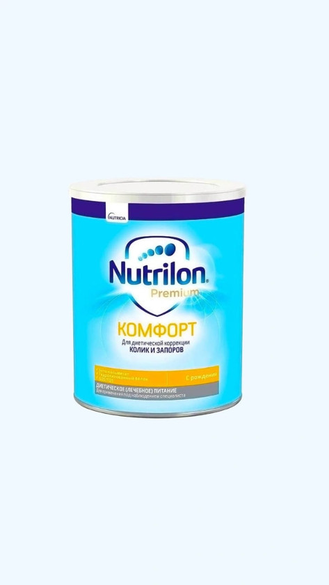 Südlü qatışıq Nutrilon Premium Комфорт, 0+ ay, 400 q