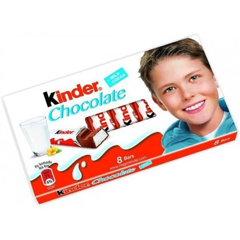 Şokolad Kinder Chocolate, 100 q