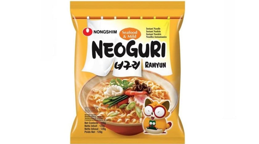 Əriştəsi dəniz məhsulları ilə Nongshim, 120 q