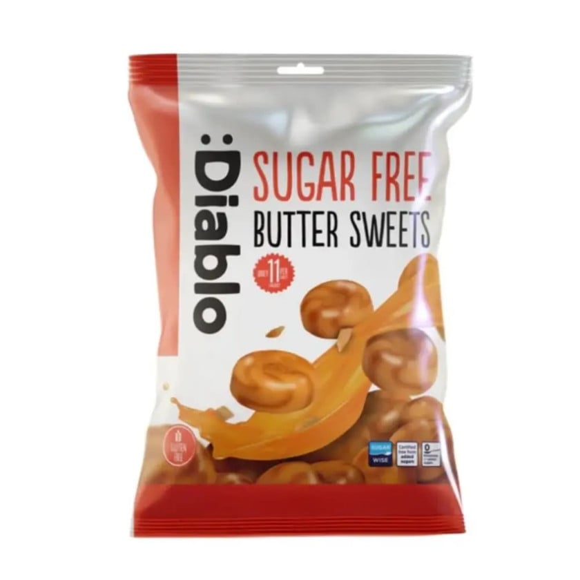 Konfetlər Diablo Sugar Free Butter Sweets 75 q
