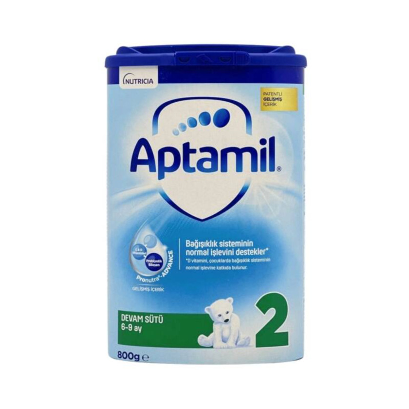 Quru südlü qatışıq Aptamil 2, 800 q - 121-01737