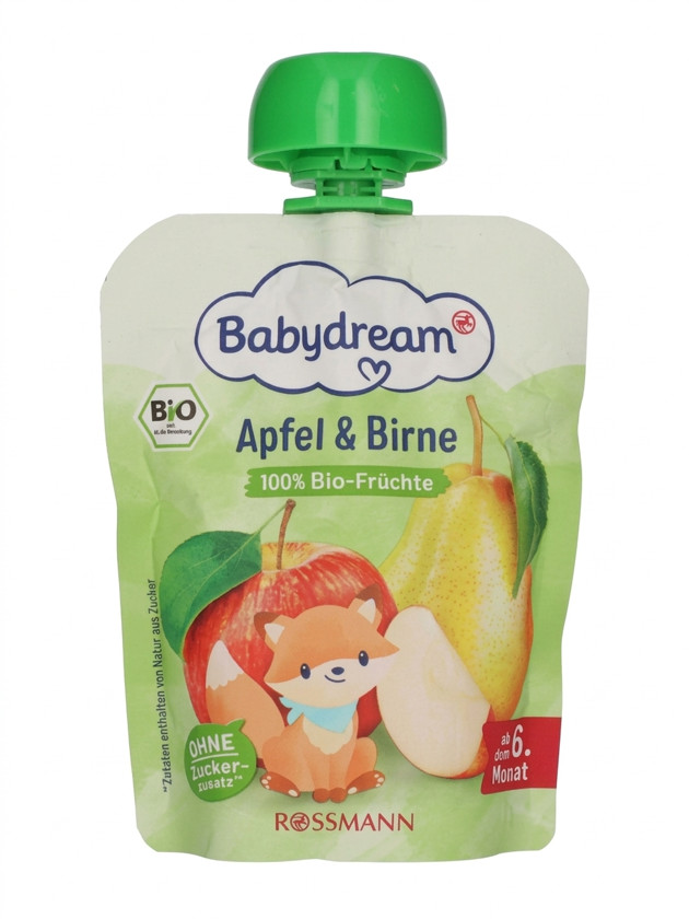 Smuzi Babydream Alma və Armud, 90 q, 6+ ay