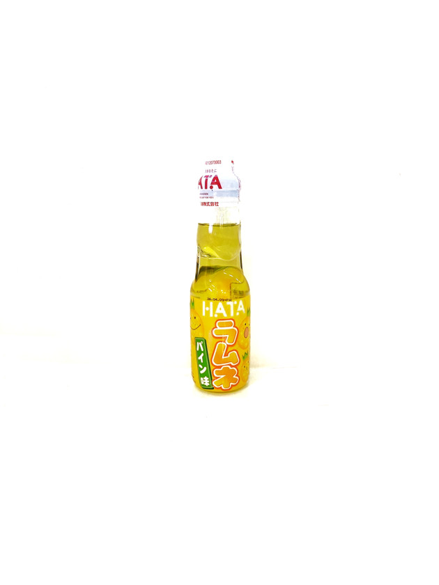 Akoqolsuz qazlı içki Hata Ramune ananas, 200 ml
