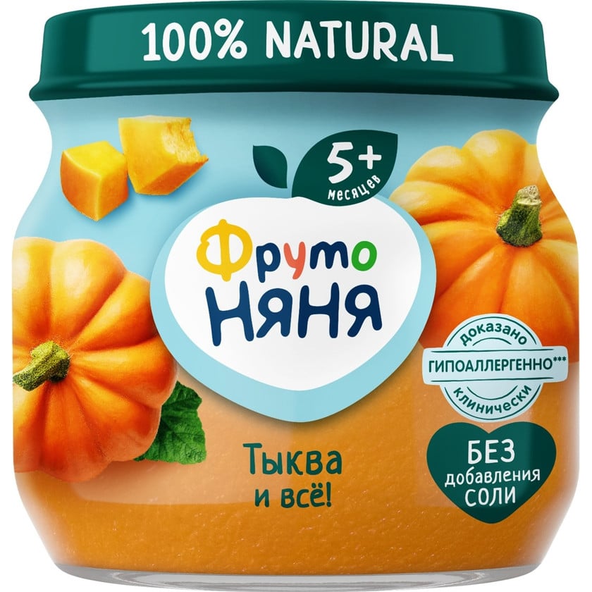 Balqabaq püresi ФрутоНяня 80 q