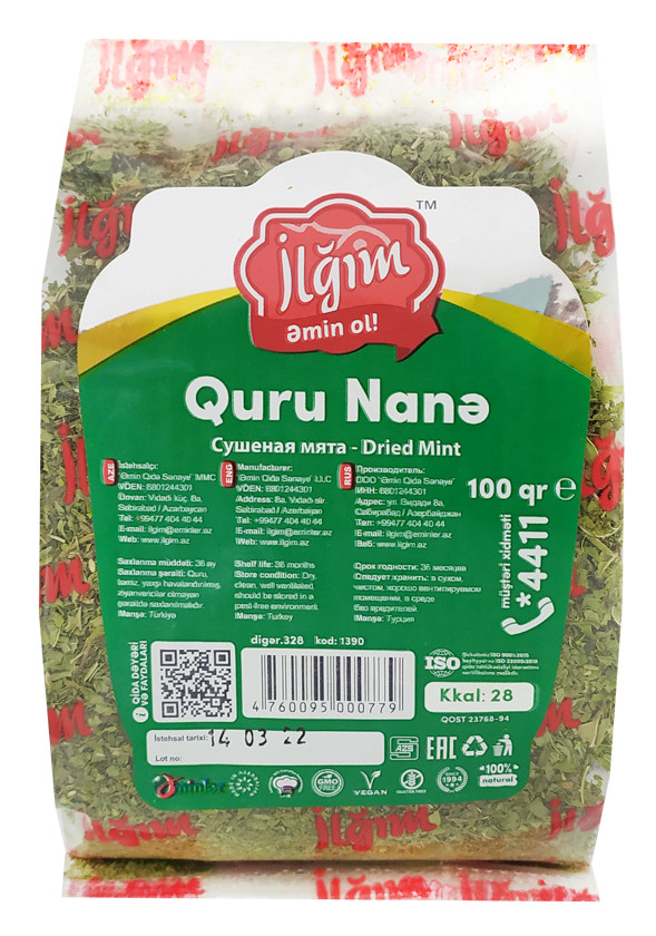 Nanə İlğım, Şorbalar üçün, 100 q