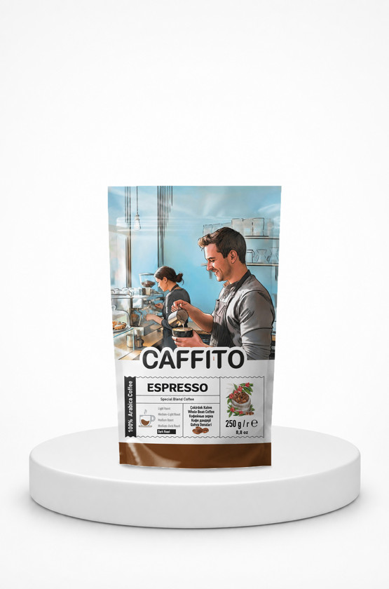 Qəhvə dənələri Caffito Espresso, 250 q
