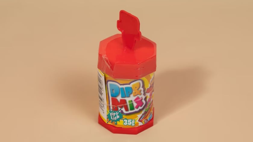 Saqqız Dip Mix Çiyələk, 35 q, 12 əd