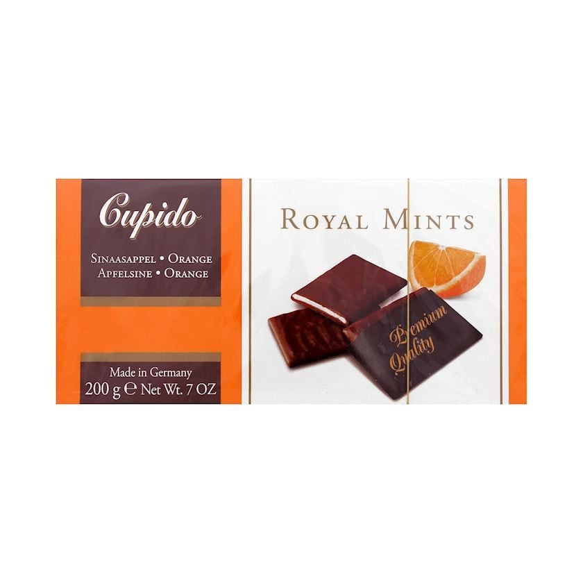 Şokolad konfetlər Cupido Royal Orange Mints, 200 q
