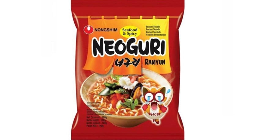 Əriştə Nongshim açılı dəniz məhsulları ilə, 120 q