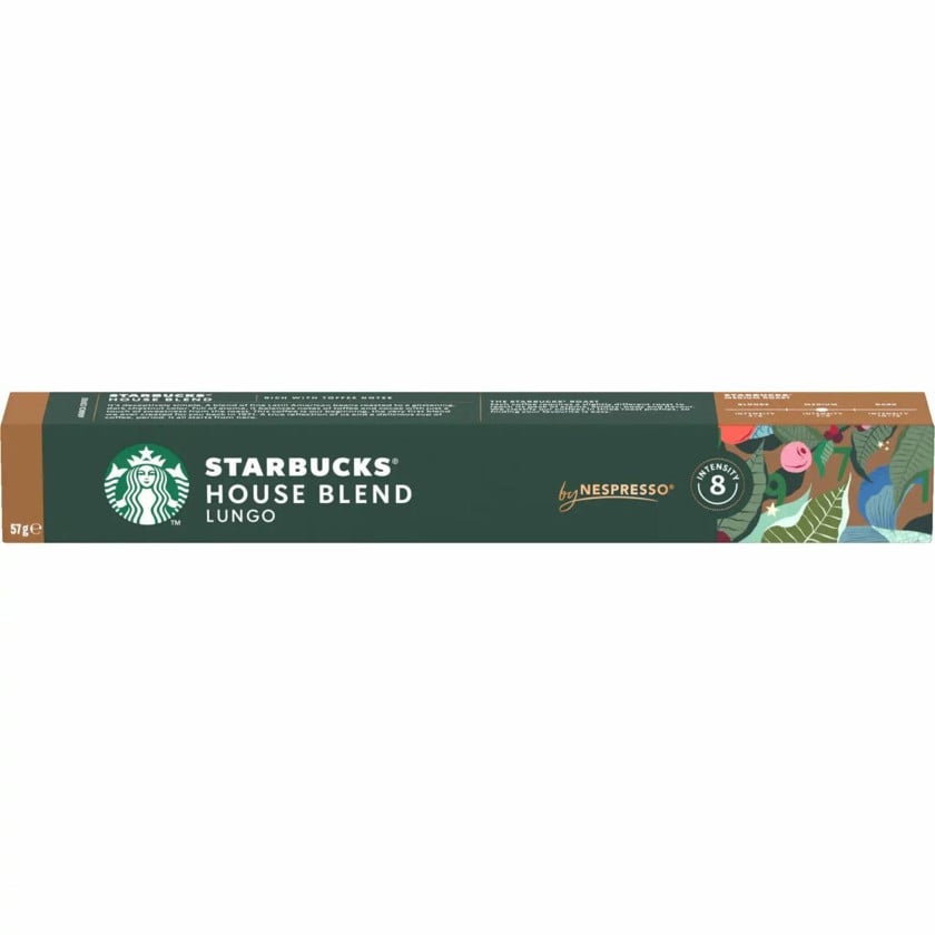 Qəhvəbişiricilər üçün kapsullar Starbucks Nespresso Lungo 10 Kaps