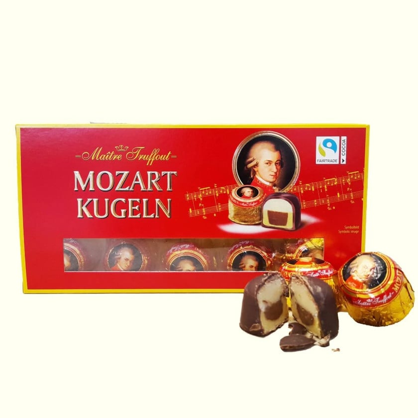 Şokolad konfetlər Maitre Truffout Mozart Kugeln, 200 q