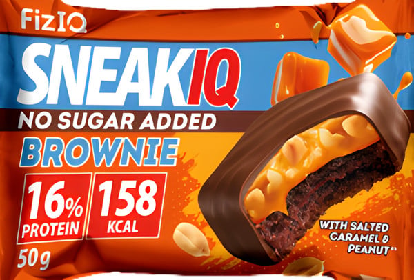 Proteinli peçenye SOJ FizIQ SneakIQ, duzlu karamel və fıstıq ilə, 50 q