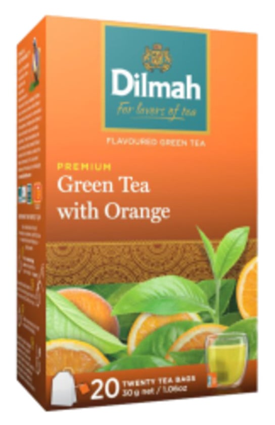 Yaşıl çay Dilmah With Orange 20 pak