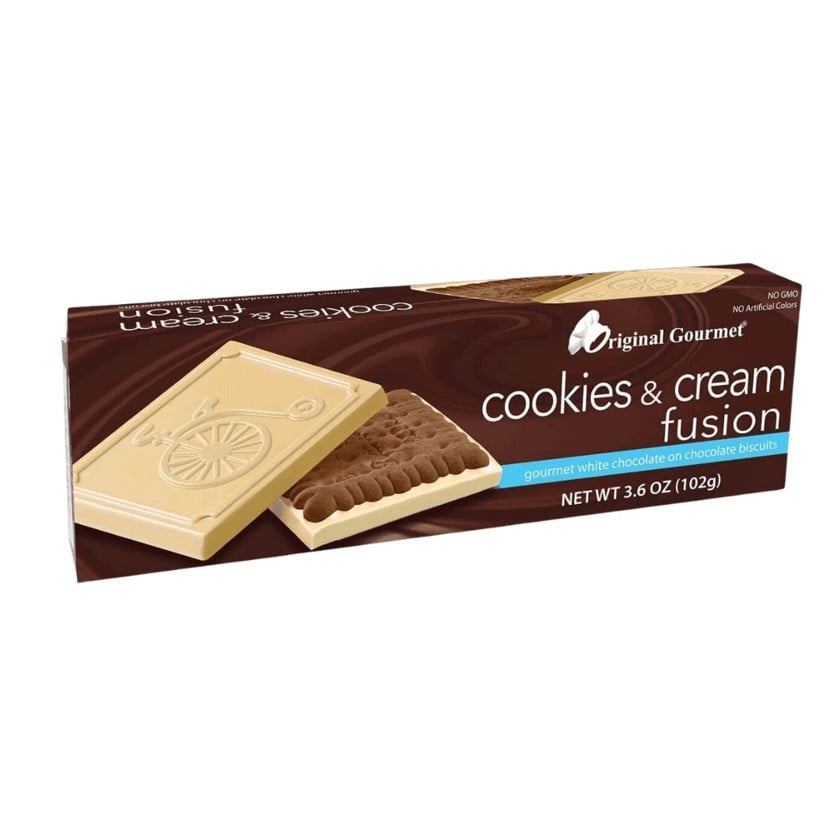 Peçenye Original Gourmet Cookies & Cream Fusion White Chocolate, 102 q