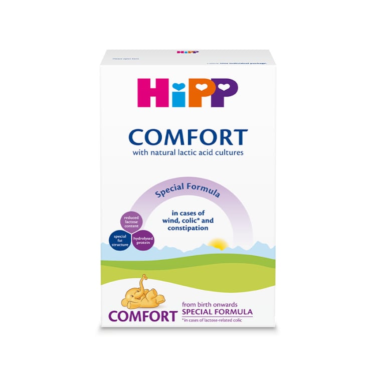 Hipp Comfort Qəbzlik Sancı və Köpü Olan Körpələr üçün Süd Qarışığı 0 300qr