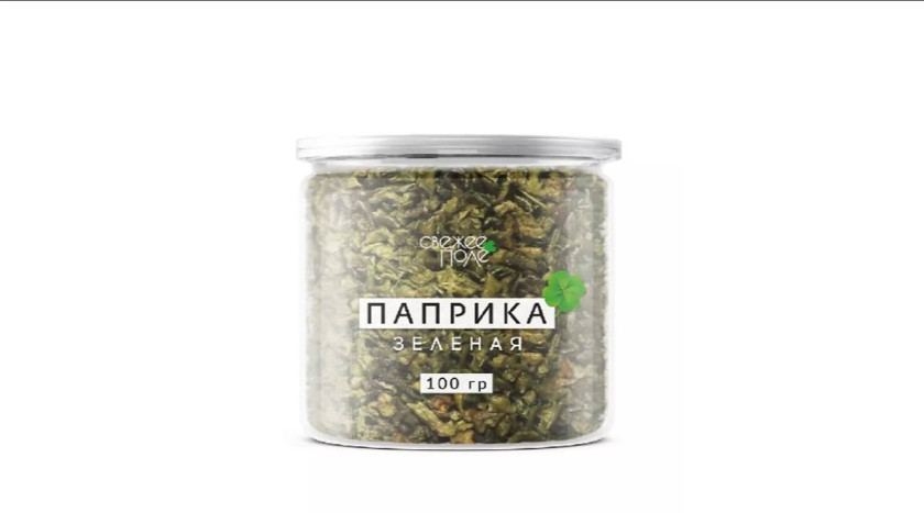 Yaşıl paprika Свежее поле, 100 q
