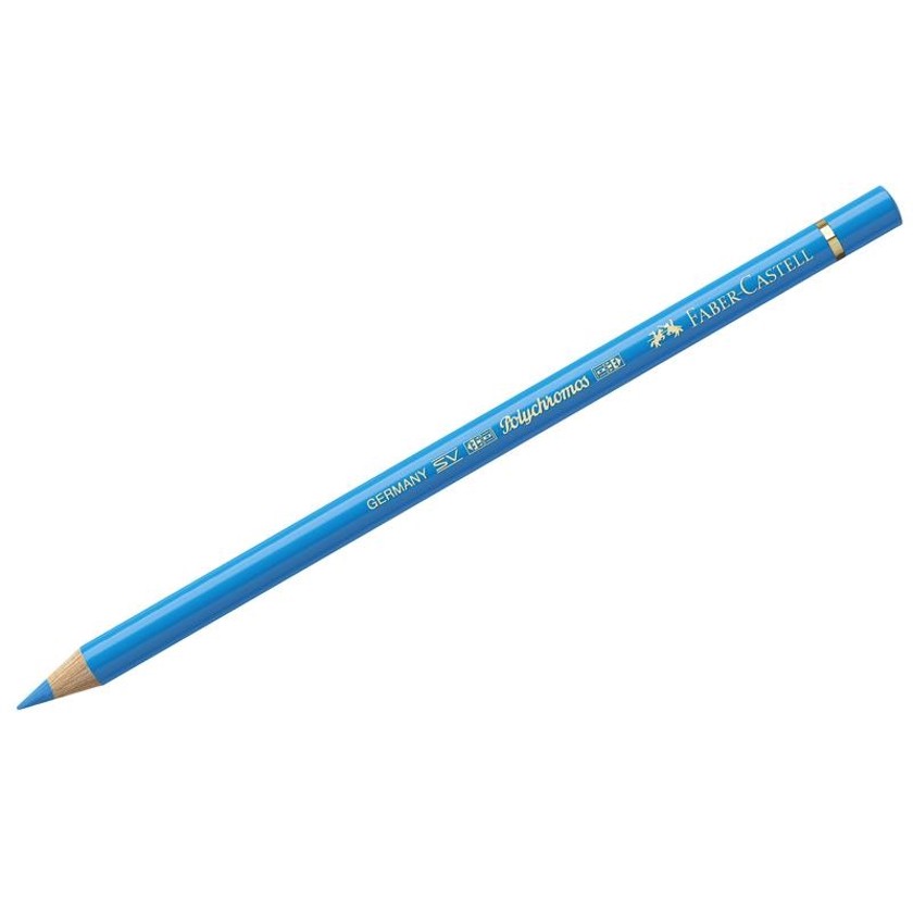 ᐈ Rəngli karandaş Faber-Castell Polychromos, rəng 152, orta göy ...