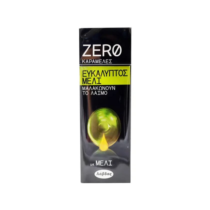 Şəkərsiz konfet Zero, ekvalipt, 32 q