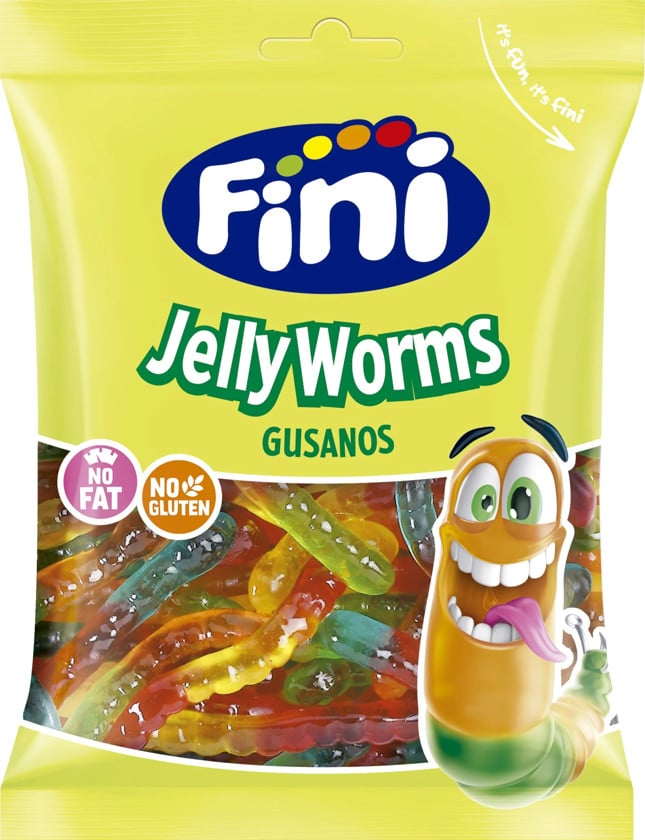 Meyvəli marmelad Fini Jelly Worms 90 Q