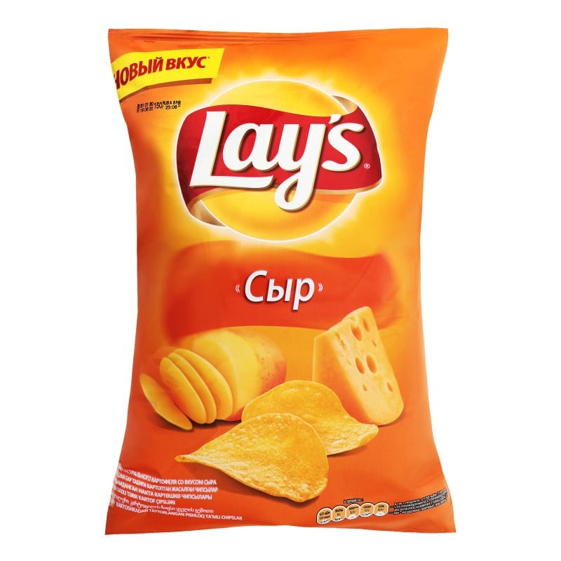 Çips Lays Сыр, 140 q
