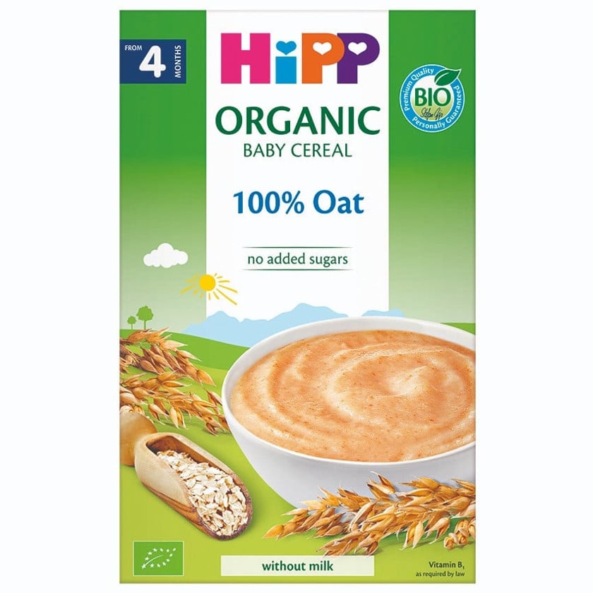 Südsüz orqanik yulaf sıyığı HiPP, 200 q
