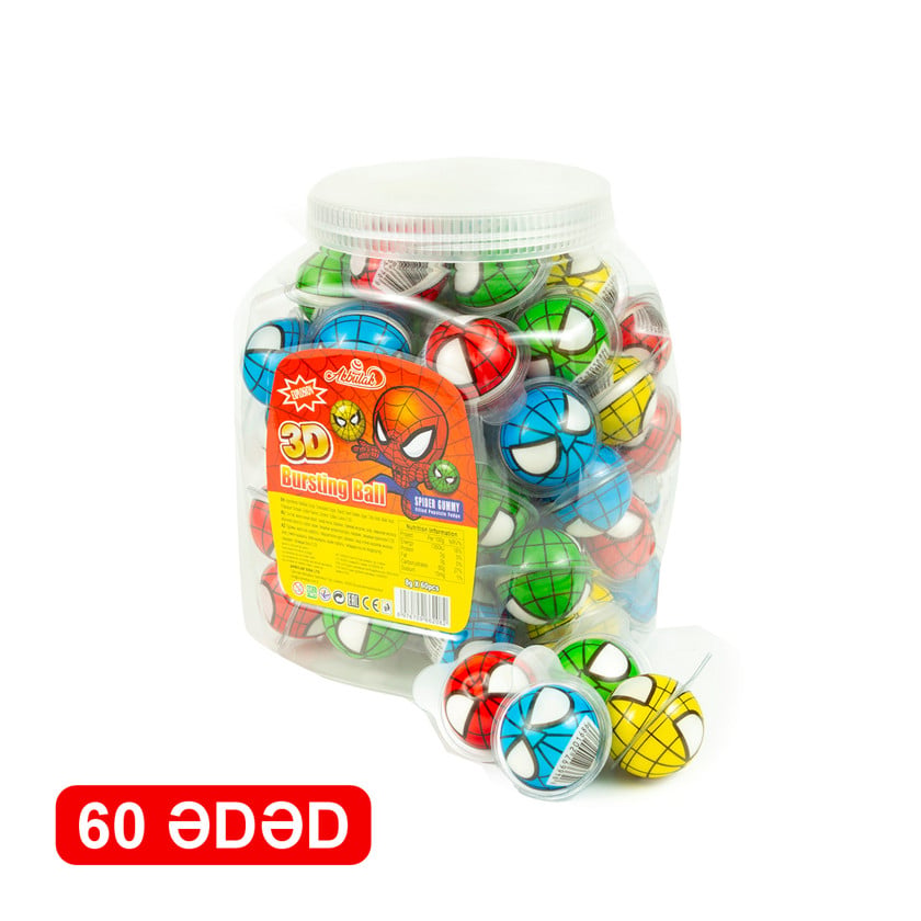 Jelebon Akbulak Spider Gummy, 60x8 q
