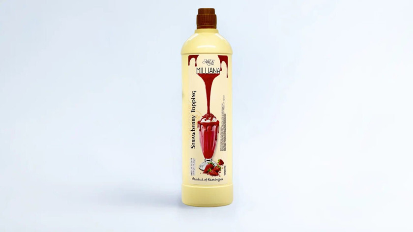 Sirop Milliana Çiyələk, 1 l